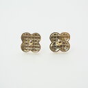【グルーデコ/ベース】 フラワーピアス ゴールド