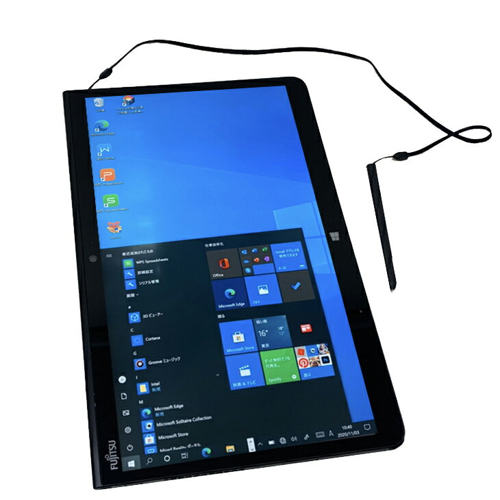ブレット 富士通 タブレット Win10 防水 クレードル ペン :良品:中古パソコン販売のワットファン ARROWS Tab Q736/M 中古 スペックタ