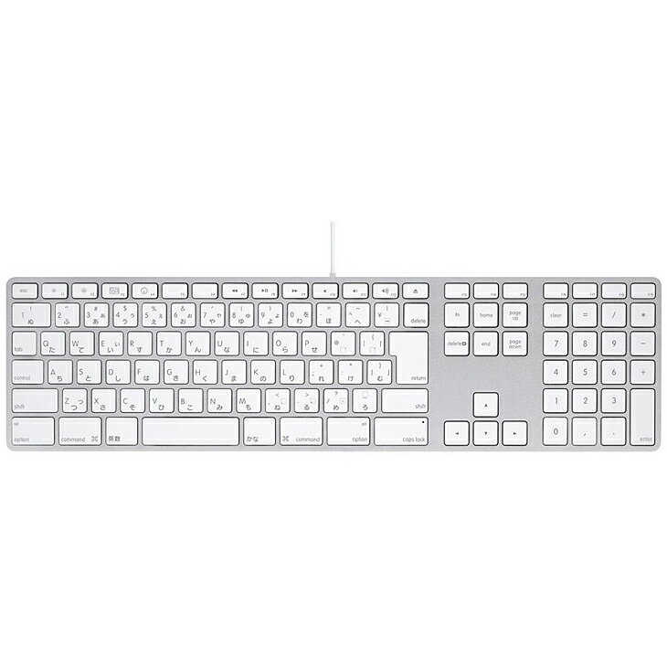 ����š�Apple ���åץ� ���� Apple Keyboard with Numeric Keypad ���åץ륭���ܡ��� MB110J/B ���ܸ����󥭡��ܡ��� A1243 USB��³ �������� ����