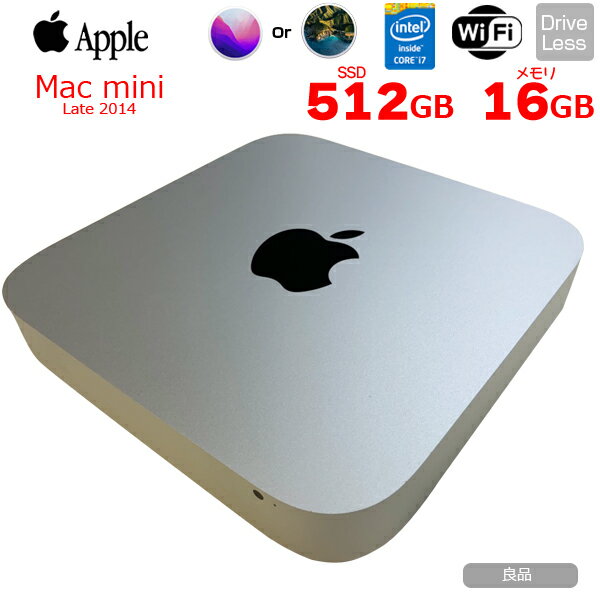 【中古】Apple Mac mini MGEQ2J/A Late 2014 A1