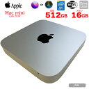 【中古】Apple Mac mini MGEQ2J/A Late 2014 A1347 小型デスク 選べるOS Monterey or Bigsur Corei7 4578U 3.0Ghz SSD512GB メモリ16GB ：良品