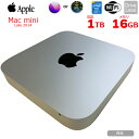 【中古】Apple Mac mini MGEQ2J/A A1347 Late 2014 小型デスク 選べるOS Monterey or Bigsur Core i7 4578U 3.0GHz 16GB SSD1TB 無線 BT ：良品