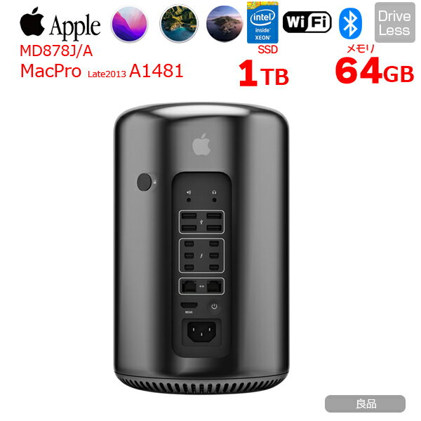 Apple Mac Pro MD878J/A A1481 Late 2013 AMD FirePro D700x2基搭載  ：良品