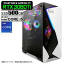 ゲーミングPC デスクトップパソコン COMBAT Z GeForce RTX3060Ti 第13世代 Corei5 13400F Win10/Win11変更可 NVMe M.2 SSD500 メモリ16GB PASOUL 煌 1年保証