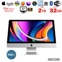 【中古】Apple iMac 27inch MRR12J/A A2115 5K 2019 一体型 選べるOS Core i5 9600K 3.7GHz 32GB SSD2TB 無線 BT カメラ 27インチ 純箱 :良品