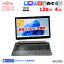 【今だけ新品バッテリに交換済】富士通 ARROWS Tab Q736/M 中古 タブレット Win10 or Win11 Office 防水 ドックキー付[Core i5 6300U メモリ4GB SSD128GB 無線 カメラ 13.3型] :良品