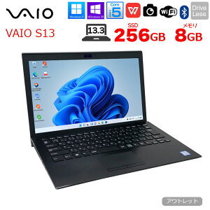 šSONY VAIO S13 VJS132C11N  Ρ Office Win10 or Win11 8[Core i5 8250U 8GB SSD256GB ̵  13.3 ֥å] :ȥå