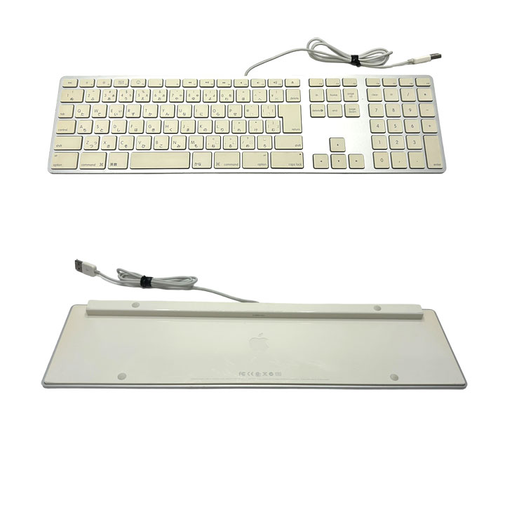 【中古】Apple アップル 純正 Apple Keyboard with Numeric Keypad アップルキーボード MB110J/A 日本語配列キーボード A1243 USB接続 送料込み アウトレット - Image 3