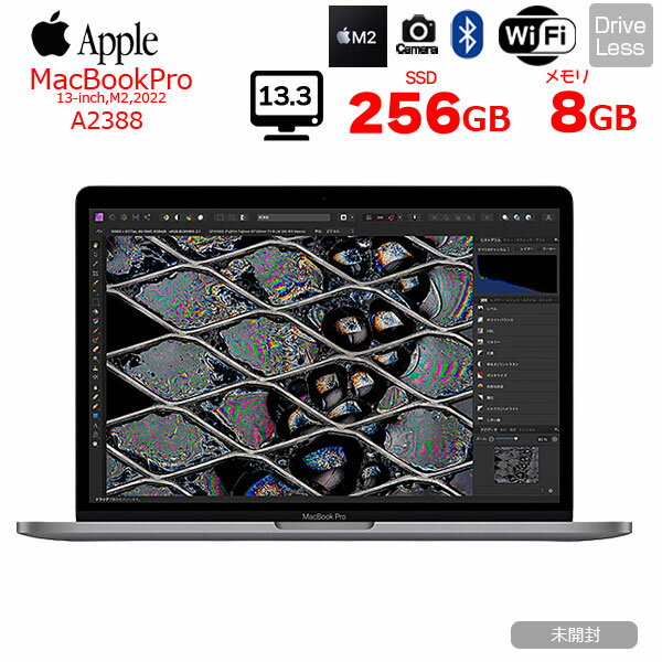 ̤ʡApple MacBook Pro 13.3inch MNEH3J/A A2338 2022 TouchBar TouchID [Apple M2 8 8GB 256GB ̵ BT  13.3 Ȣ Space Gray ] ̤