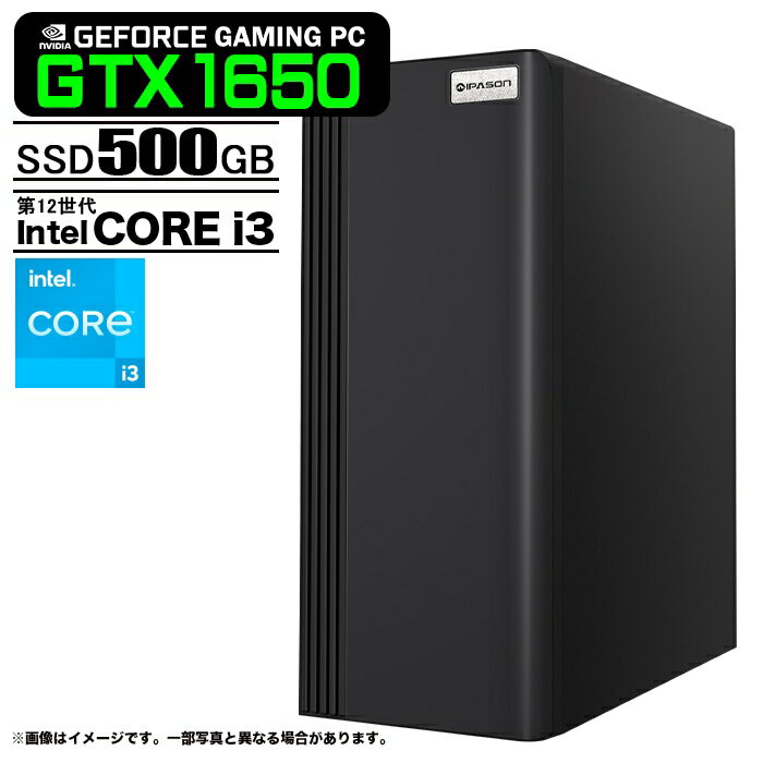 ߥPC ǥȥåץѥ S3 ֥å GeForce GTX1650 12Intel Corei3 12100F Wi...