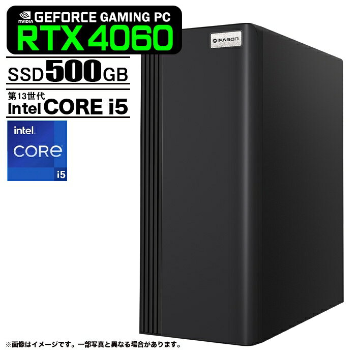 ߥPC ǥȥåץѥ PASOUL S3 ֥å GeForce RTX4060 13Intel Corei5 13...