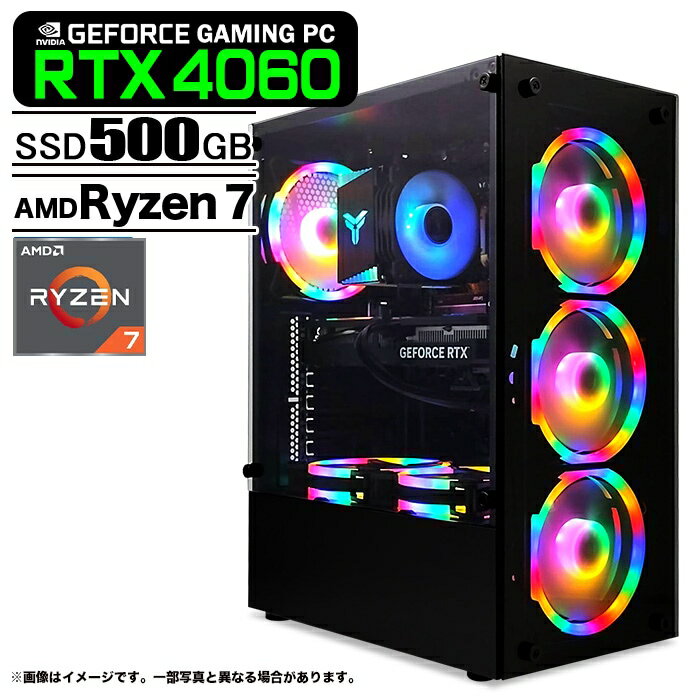 ߥPC ǥȥåץѥ ֥å GeForce RTX4060 AMD Ryzen7 9800X3D Windows11 N...
