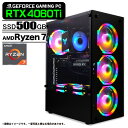 ゲーミングPC デスクトップパソコン ブラック GeForce RTX4060Ti AMD Ryzen7 7800X3D Windows11 NVMe M.2 SSD500GB メモリ16GB eスポーツ PASOUL 煌(2)