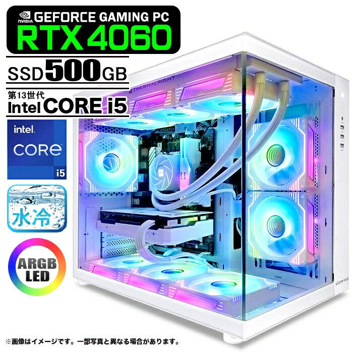 ߥPC ǥȥåPC ˼ GMQ360 ۥ磻 GeForce RTX4060 13 Intel Corei5 13...