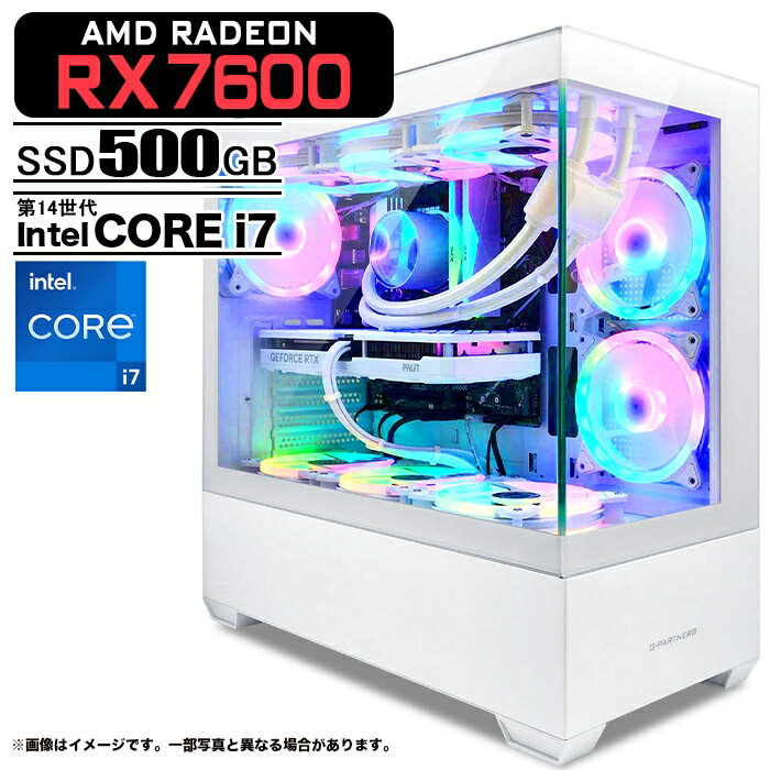 ߥPC ǥȥåץѥ GP-V3 ۥ磻 ԥ顼쥹 AMD Radeon RX7600 14 Intel Core...