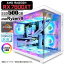 ゲーミングPC 海景房 GMQ360 ホワイト AMD Radeon RX7600 AMD Ryzen9 9950X3D Win11 SSD500GB メモリ32GB CPU水冷ファン eスポーツ(2)