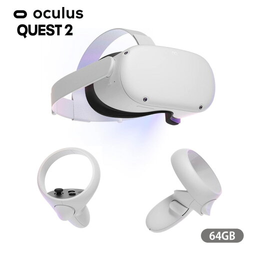 【中古】Facabook Oculus Quest2 301-0164GB VR 完全ワイヤレスのオールインワンVR ヘッドセット コントローラー 6GB RAM Qualcomm Snapdragon SD865 【中古】Facabook Oculus Quest2 301-0164GB VR 完全ワイヤレスのオールインワンVR ヘッドセット コントローラー 6GB RAM Qualcomm Snapdragon SD865