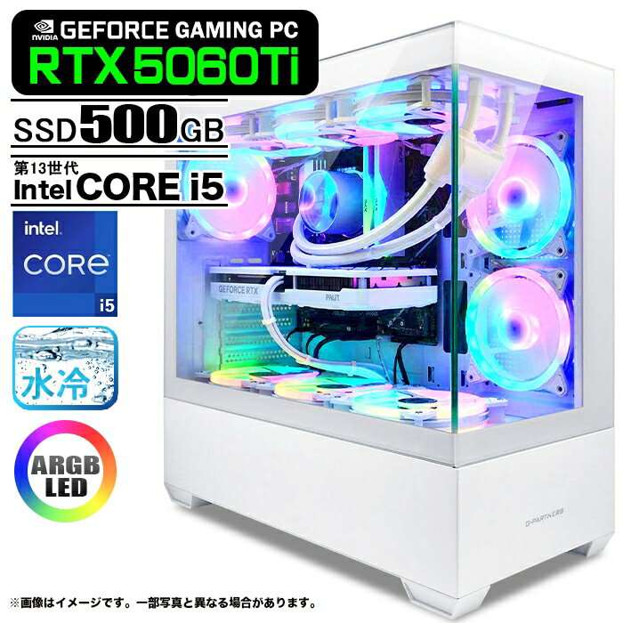 ߥPC ǥȥåץѥ GP-V3 ۥ磻 ԥ顼쥹 GeForce RTX5060Ti 13 Intel Core...