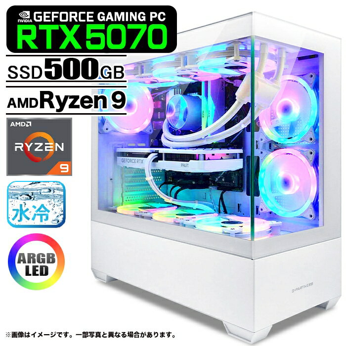 ߥPC ǥȥåץѥ GP-V3 ۥ磻 ԥ顼쥹 GeForce RTX5070 AMD Ryzen9 9950X3D...
