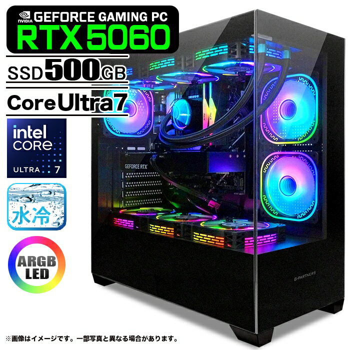 ߥPC ǥȥåץѥ GP-V3 ֥å ԥ顼쥹 GeForce RTX5060 Intel Core Ultra7 ...