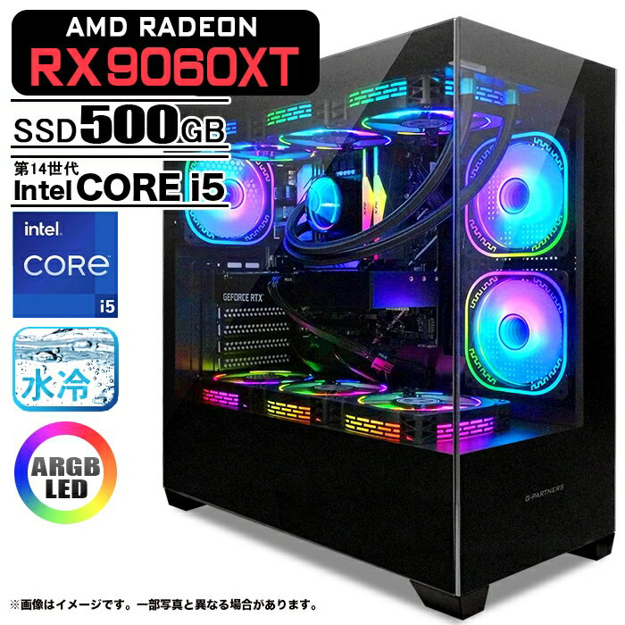 ߥPC GP-V3 ֥å ԥ顼쥹 AMD Radeon RX9060XT Intel Corei5 14400F Win11...