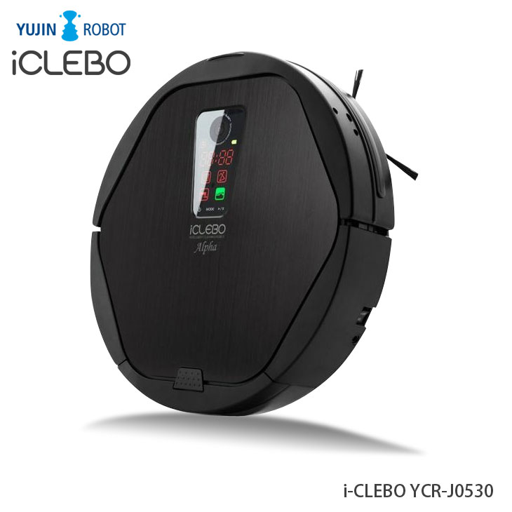 未使用 ロボット掃除機 i-CLEBO YCR-J0530 拭き掃除もできる インテリジェント掃除機 アイクレボ カメ..