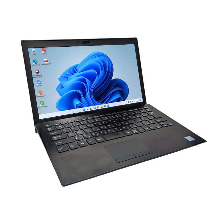 【中古パソコン】SONY VAIO ProPG VJPG11C11N ノートOffice Win11 第8世代[Core i7 8550U 8GB SSD512GB 無線 カメラ 13.3型]:アウトレット