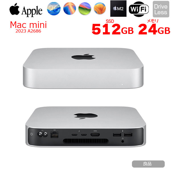 楽天市場】mac mini（容量（HDD/SSD）501GB ～ 1TB）（パソコン