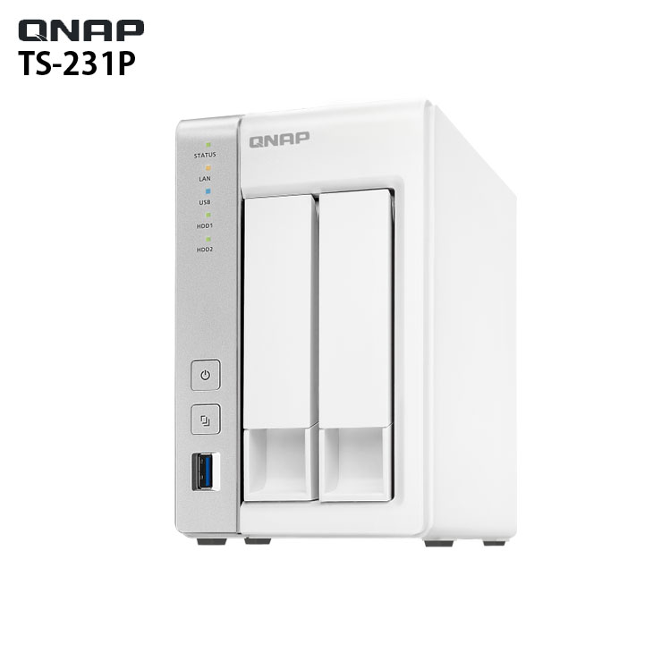 乐天商城 - 【中古NAS】QNAP TS-231P デュアルコア1.7GHz CPU 1GBメモリ 2ベイ ホーム&SOHO向け