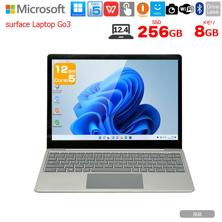 Surface Go3 タッチパネル搭載　ノートパソコン 楽天市場】surface laptop go 3（タッチパネル有）（ノートPC