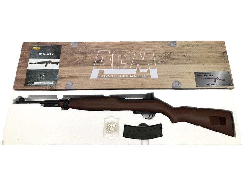 裏ショットショー！40％OFF】AGM M1カービン エアコッキングガン
