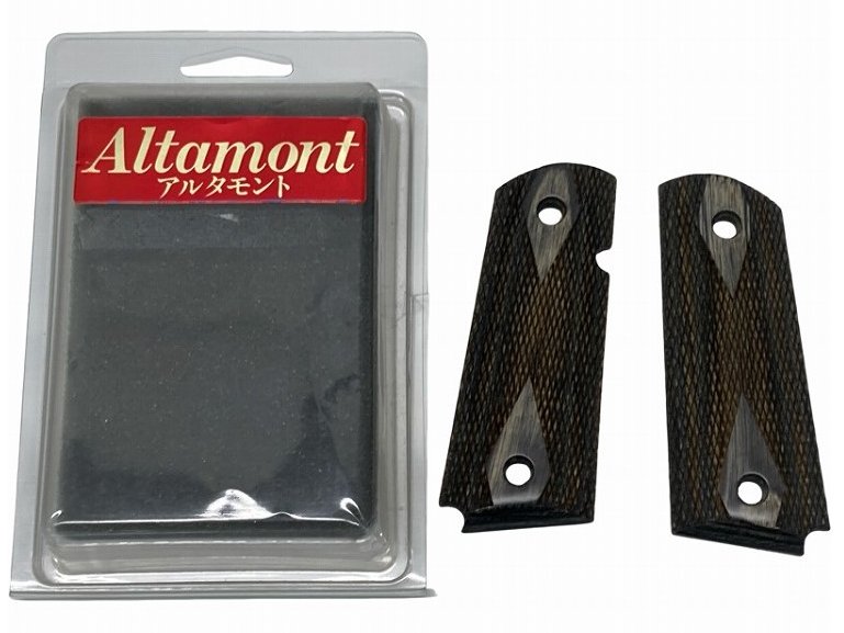 実物 Altamont アルタモント 製 1911 チェッカー グリップ Grip