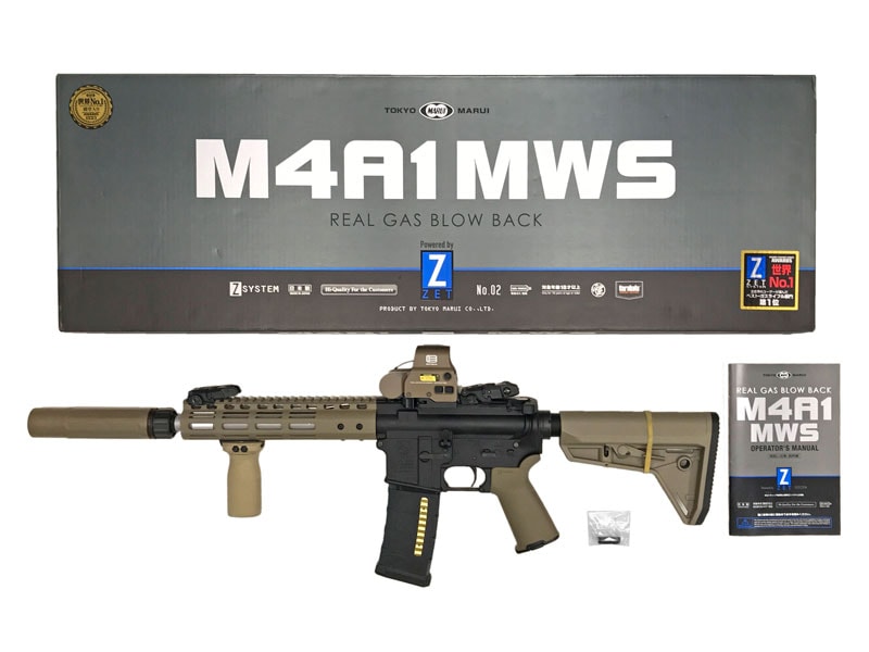 【サバゲーセット】東京マルイ M4A1MWS タンカラーセット サバゲーセット】東京マルイ M4A1MWS タンカラーセット サバゲーセット