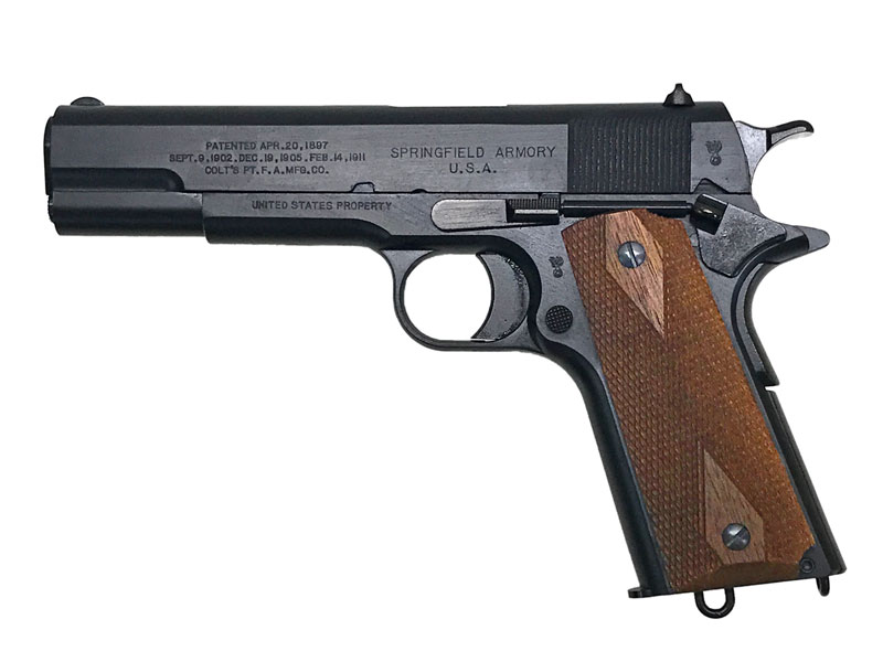 エアガンドットジェーピーの【中古】[リアルマッコイズ] M1911 ミリタリーモデル スプリングフィールドアーモリー ダミーカートモデルガン【ランクB・欠品なし】｜アングル2