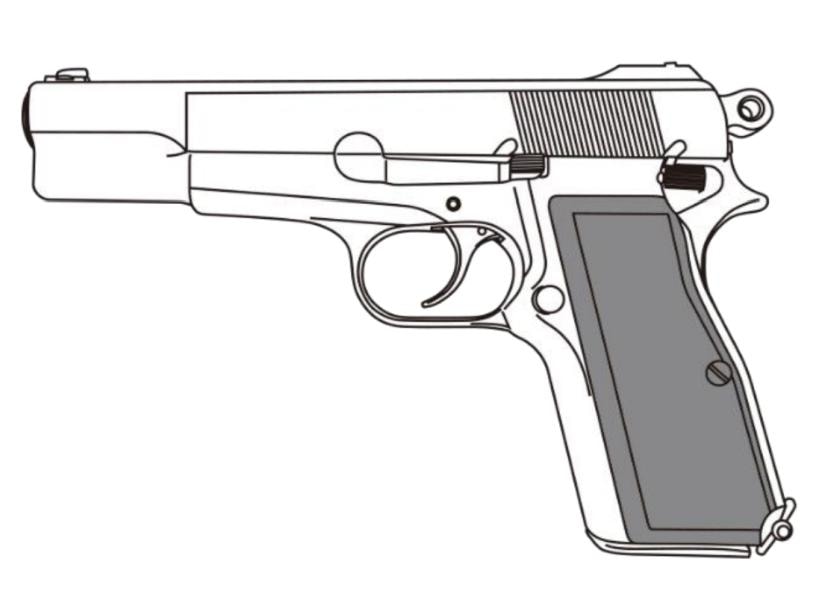 【新品 予約受付中 26/02頃入荷予定】[マルシン] ブローニング ハイパワー カナディアン X-PFC 木製グ..
