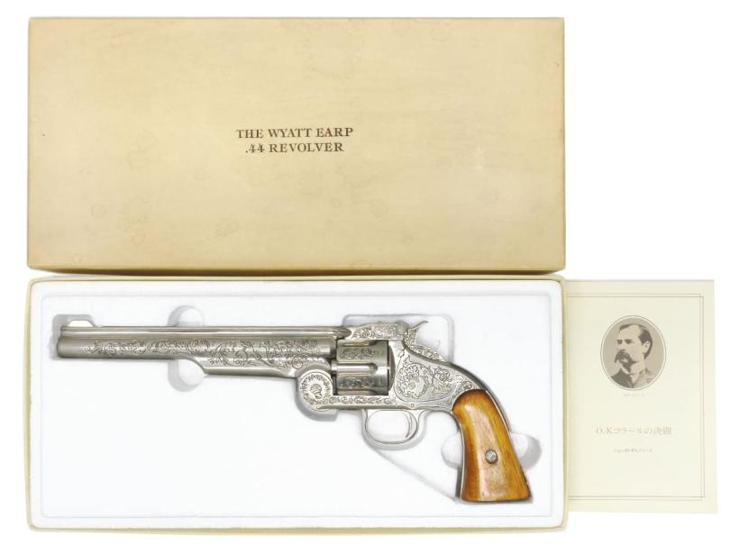 【中古】[フランクリンミント] S&W Model 3 .44リボルバー ワイアットアープの銃【ランクB・欠品なし ..