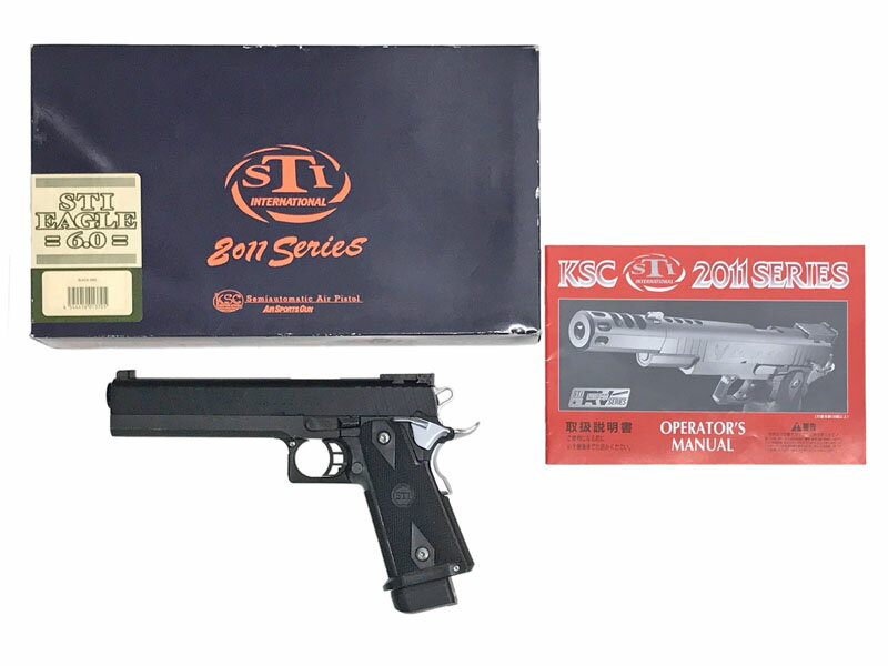 【中古】[KSC] STI イーグル6.0 レースメカver ガスブローバックガン【ランクB・外箱  ...