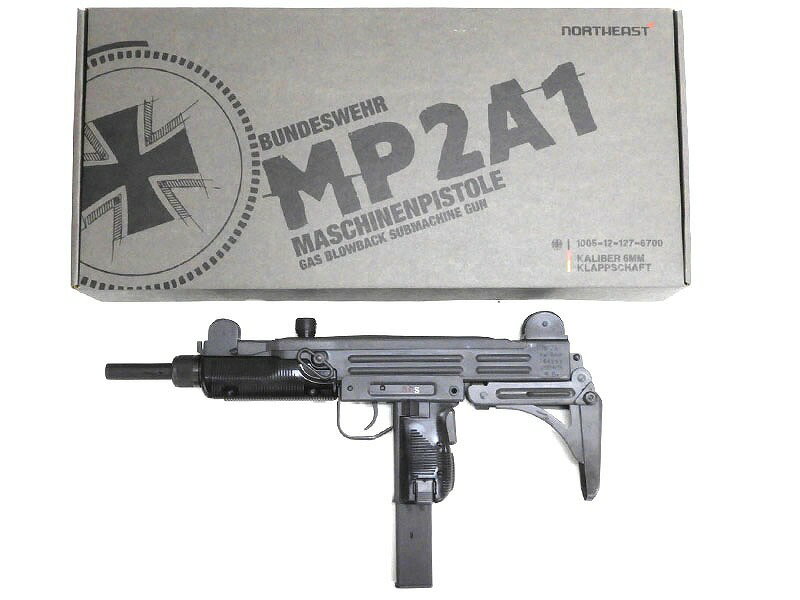 [NorthEast] MP2A1 UZI ウージー SMG GBB ガスガン/[中古] ランクB/欠品なし/ガスガン