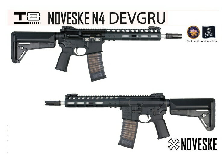 T8 NOVESKE ライセンス NSR N4 DEVGRU GBB BK/ 中古 ランクA/欠品なし/ガスガン