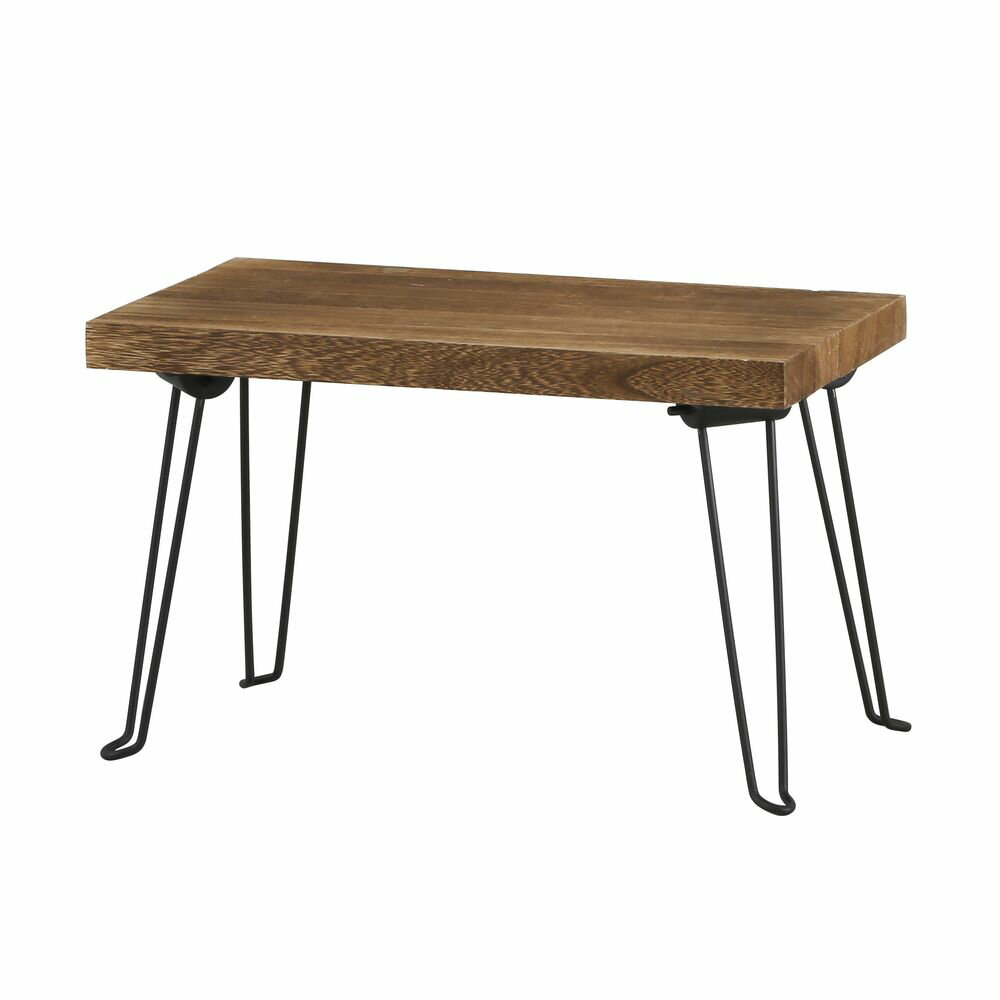 テーブル インテリア 机 丸型 丸 折り畳み 木製 アビテ Habiter アーバン フォールド ブラック S L LL