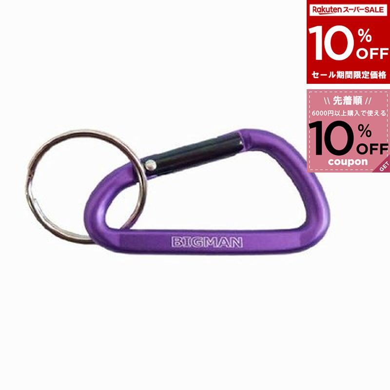 ビッグマン BIGMAN カラビナ CARABINER 50mm AFC1-5PL パープル