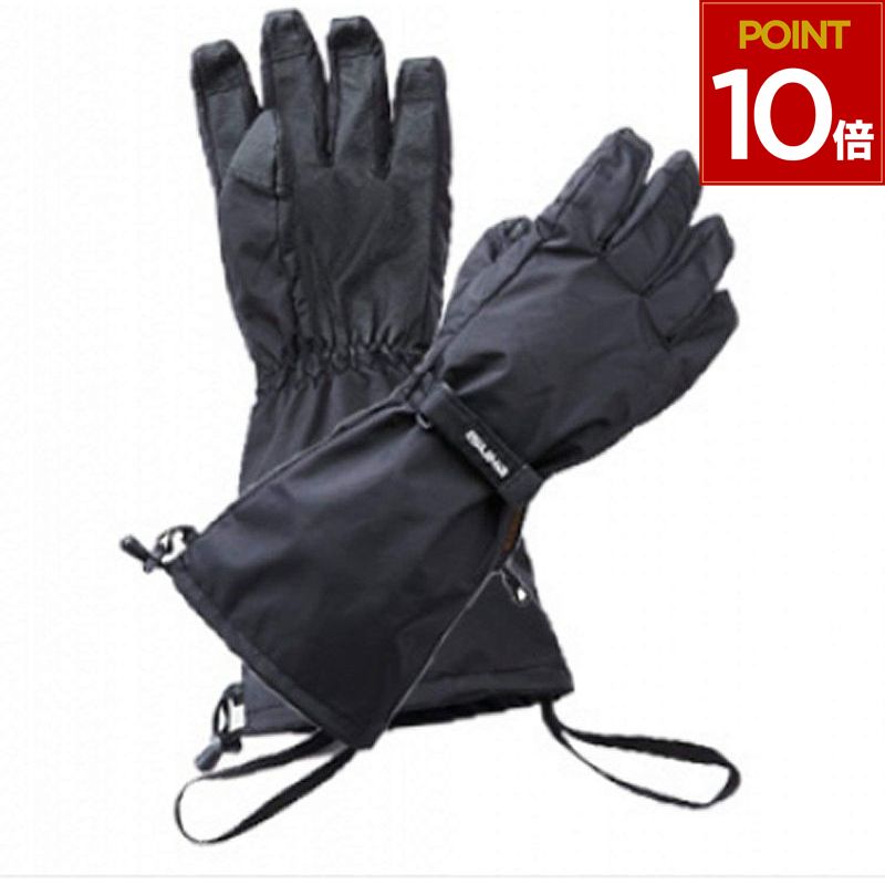 ISUKA イスカ 登山 アウトドア キャンプ ハイキング トレッキング 手袋 グローブ ウェザーテック オーバーグローブ XS ブラック 黒 238501 4988998238512