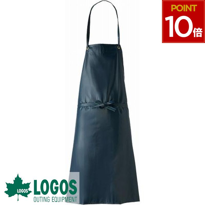 ロゴス logos 産業用 作業着 漁師 水仕事 水産 水産業 市場 漁業 漁 おしゃれ かっこいい 養殖業 板前 料亭 水産加工 日本製 耐油 耐寒 クレモナ陸上用 胸当付 前掛 鉄紺 1号 15172181 4981325003166