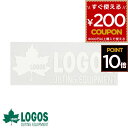 ロゴス logos ステッカー シール 車 ボディ デコレーション 装飾 ガラス ギア ワンポイント おしゃれ ロゴ ロゴマーク ラージ カッティングステッカー...