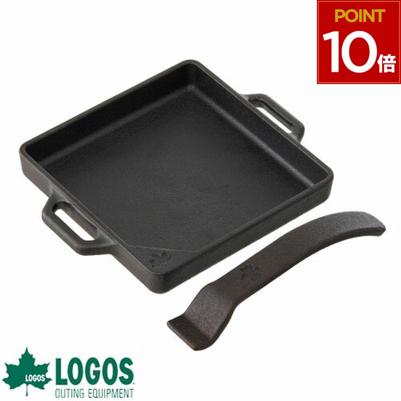 ロゴス LOGOS アイアンMYグリルPAN・スクエア 81064203 4981325535902