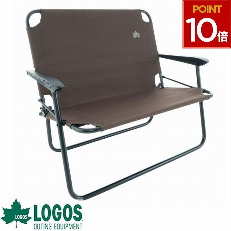 ロゴス チェア logos 折りたたみ 2人掛け 2P ローチェア おしゃれ 椅子 アウトドアチェア キャンプ椅子..