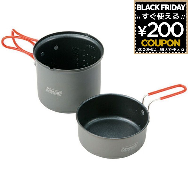 コールマン Coleman クッカー 鍋 調理 2000012957 パックアウェイ ソロクッカーセット クッカーセット セット キャンプ バーベキュー アウトドア 0076501931679