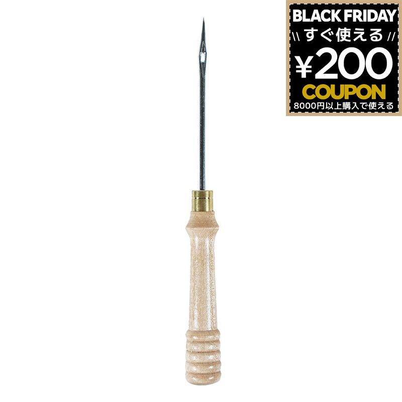 千枚通し アイスピック ピック 目打ち たこ焼き タコ焼き ビッグマン BIGMAN 千枚通し木柄穴あき #2