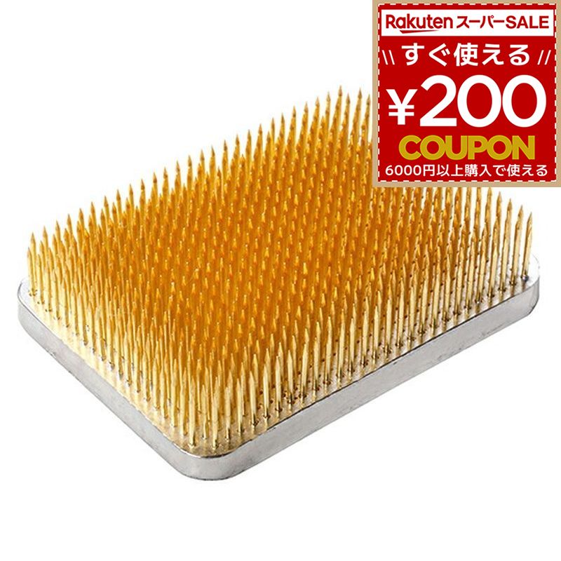 剣山 生け花 生花 活け花 活花 フラワーアレンジメント 四角 ハナカツ 草花用極密 中角 真鍮 605