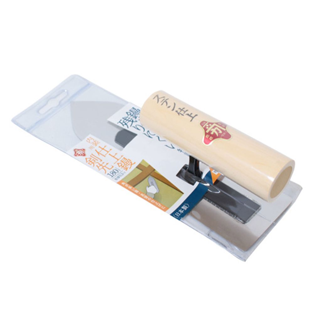 鏝 左官鏝 こて コテ 左官ごて 左官用品 左官道具 カネカ 内装用仕上鏝剣先 0.3x180mm 仕上げ 内装用 4962308010937